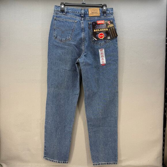 Levi's Denim - Levi's 550 Jeans Girls 18.5 Blue Relaxed Orange Tag Tapered Leg RARE VTG NWT
